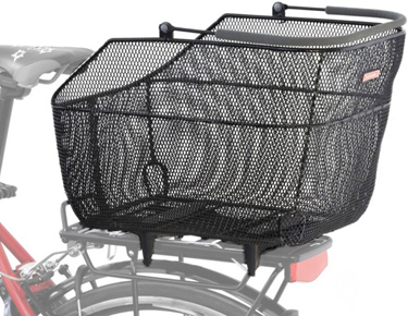 praktischer abnehmbarer Fahrradkorb mit Griffen und Abdeckung in
